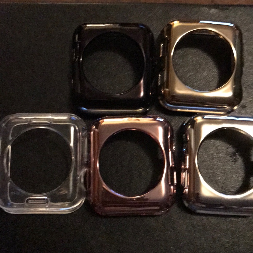 5 iwatch 38 bumpers (lot)